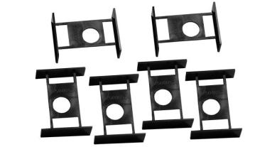 5x schwarz Herpa Z Zurüstteil Palettenkasten 