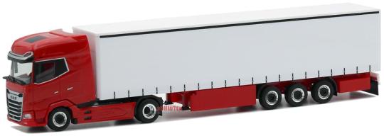 Herpa LKW DAF XG+ Ga-KSz rot-weiß 