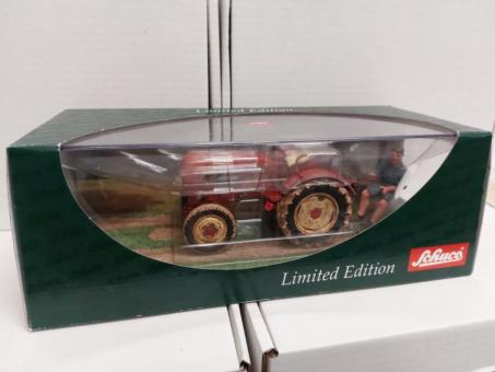 Schuco 1:18 Porsche Diesel junior Diorama mit Figur 