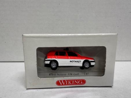 Wiking PKW VW Golf Notarzt 