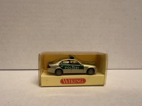 Wiking PKW MB E-Klasse Polizei grün 