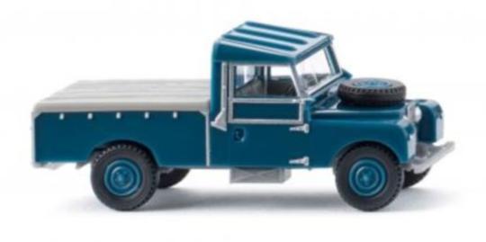 Wiking PKW Land Rover Pickup - azurblau 