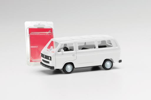Herpa Minikit VW T3 Bus, unbedruckt weiß 013093a 