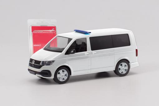 Herpa Minikit VW T 6.1 Bus mit WLB Hänsch DBS 5000 weiß 