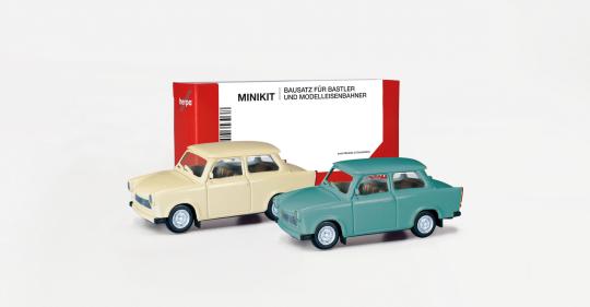 Herpa Minikit 2x Trabant 601 Limousine 013901 