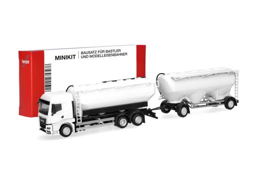 Herpa Minikit MAN TG-S TM Eutersilo-Hz weiß 013093 