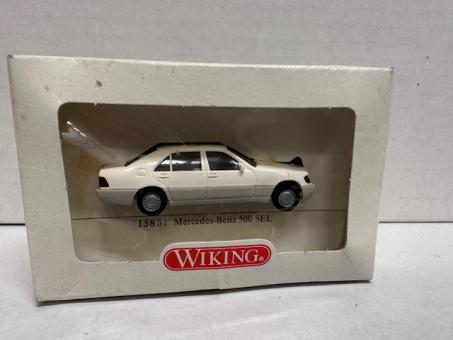 Wiking PKW MB 500 SEL weiß 015851 