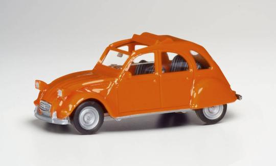 Herpa PKW Citroen 2CV rotorange 