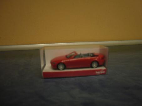 Herpa PKW BMW 6er Cabrio, schwarz 