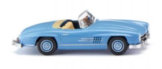 Wiking PKW MB 300 SL Cabrio - hellblau 023301 