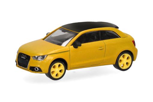 Herpa PKW Audi S1 vegasgelb, Dach schw. 024532 