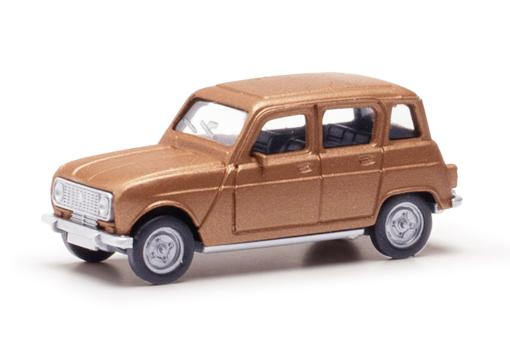 Herpa PKW Renault R4, beigemetallic 