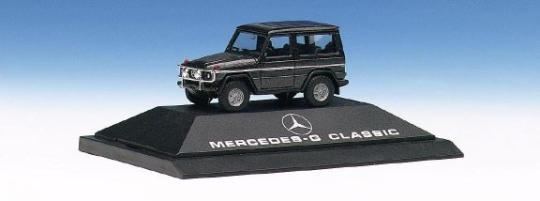 Herpa PKW MB G-Klasse schwarzmetallic 030762 
