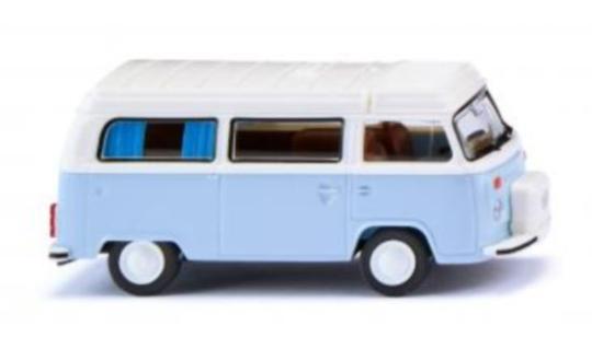 Wiking VW T2b Campingbus - weißblau/weiß 031804 