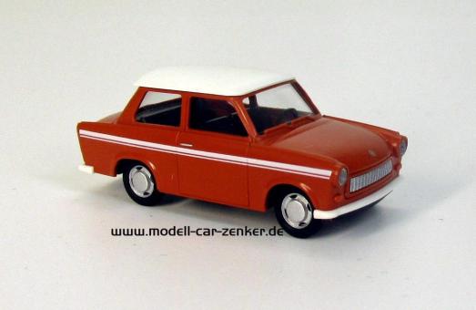 Busch PKW IFA Trabant P 601 braun/weiß Alltagsedition 