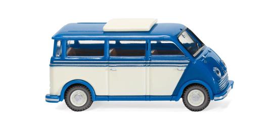 Wiking DKW Schnelllaster Bus blau/perlweiß 033402 