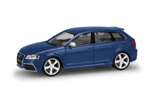 Herpa PKW Audi RS3 Sportback, sepangblau 024877 