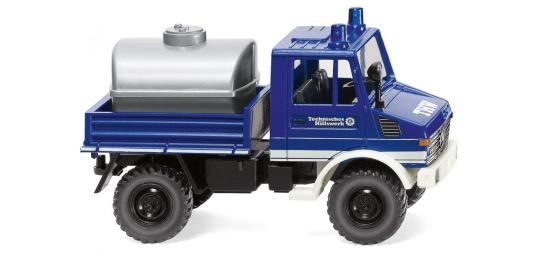 Wiking LKW MB Unimog 1300 Tankaufsatz THW 