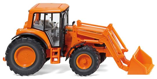 Wiking Traktor John Deere 6920 S mit Frontlader orange 