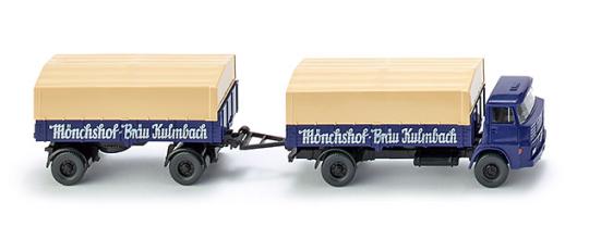 Wiking LKW Henschel PrHz Mönchshof Bräu Kulmbach 