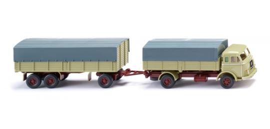 Wiking LKW Henschel PrHz grünbeige 