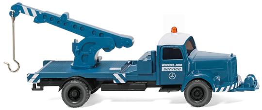 Wiking LKW MB L 3500 Autokran Mercedes Benz  Service 