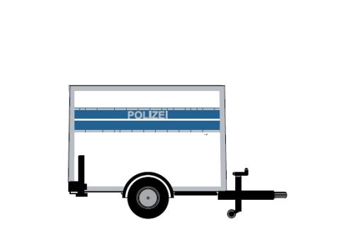 VK Modelle Transportanhänger Polizei 