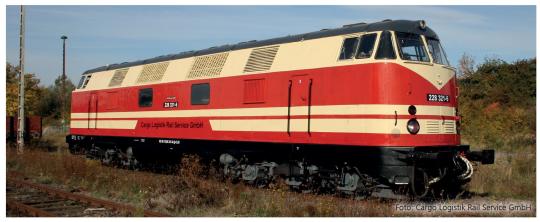 Tillig Diesellokomotive 228 321-6 Cargo Logistik Rail Service GmbH, Ep. VI 04651 