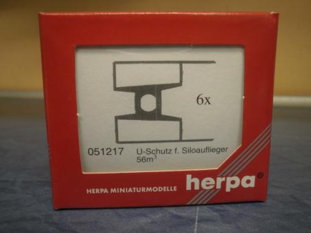 Herpa Z Zurüstteil U-Schutz f.Siloaufl. 56m3, 6 St. 