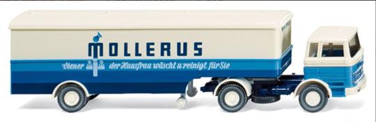 Wiking LKW MB 1620 K-Sz Koffersattelzug Mollerus 051318 