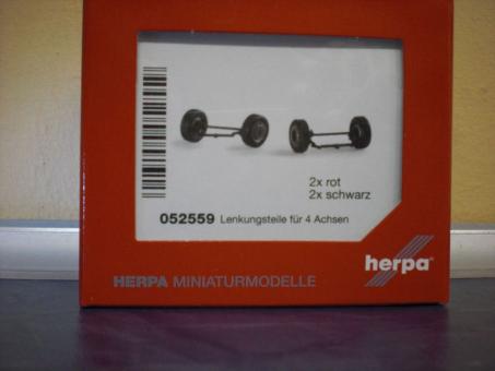 Herpa Z Zurüstteil Lenkungsteile 2007 für LKW (4 Stück) 