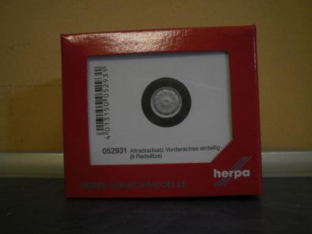 Herpa Z Zurüstteil Allradfelgen LKW Vorderachse 
