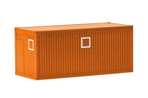 Herpa Z Zubehör Baucontainer, betongrau (2 Stück) 053600 