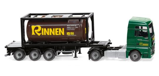 Wiking LKW MAN TG-X XXL 6c Tank-Cont-SZ Rinnen 053606 