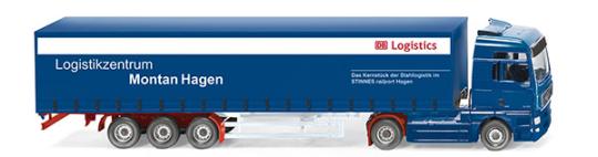 Wiking LKW MAN TG-X Gardinenplanen-Sattelzug DB Logistik Hagen 053705 