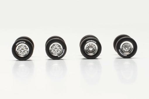 Herpa Z Zurüstteil Radsatz Chrom Continental 