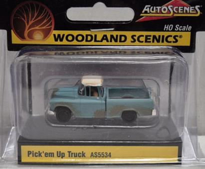 Woodland Scenics Pick\'em Up Truck türkis mit Rost 