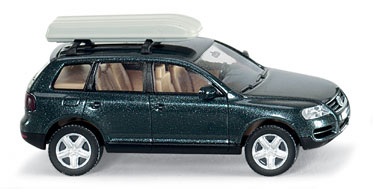Wiking PKW VW Touareg mit Dachgepäckbox 