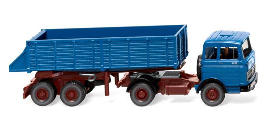 Wiking LKW MB 2223 Hochbordkipper-Sz azurblau 