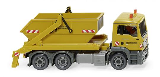 Wiking LKW MAN TG-S E6 Meiller Absetzkipper Leonhard Weiss 