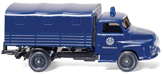 Wiking LKW Ford FK 2500 Pritschen-LKW THW 