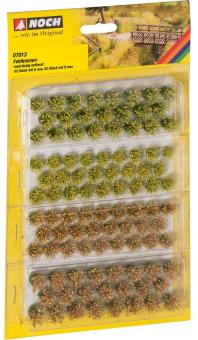 Noch Grasbüschel “Feldblumen” 52 Stück, 6 mm und 52 Stück 9 mm 7013 