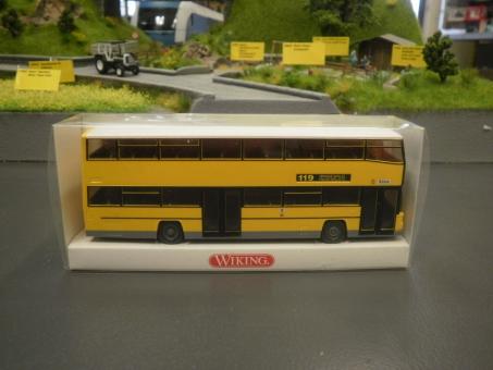 Wiking Stadtbus MAN/Henschel DN89 BVG Berlin gelb 