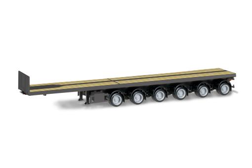 Herpa SZ Nooteboom Ballasttrailer 6-achs weiß 