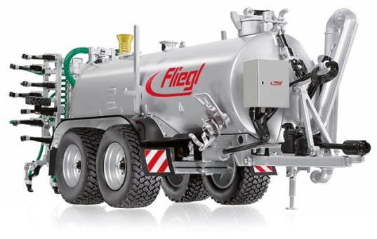 Wiking 1:32 Fliegl VFW 18000 Proline/Güllegrubber GUG 6m 