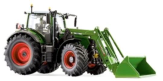Wiking 1:32 Fendt 742 Vario mit Frontlager Cargo 6.100 