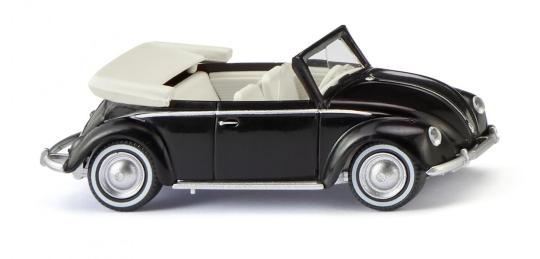 Wiking PKW VW Käfer 1200 Cabrio - schwarz 079406 