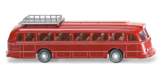 Wiking Reisebus MB O 6600 H Pullman mit Dachgepäckträger rot 