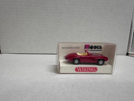 Wiking PKW MB 300 SL Roadster - rot Mercedes-Benz Musuem 