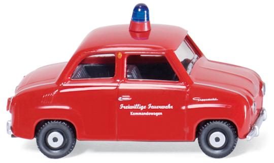 Wiking  Feuerwehr Glas Goggomobil 